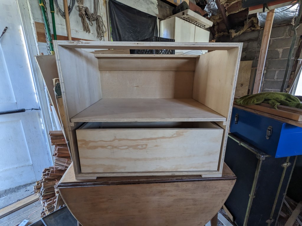 CARCASS-BOTTOM-DRAWER-AND-DIVIDER Rustic Dining Room Hutch