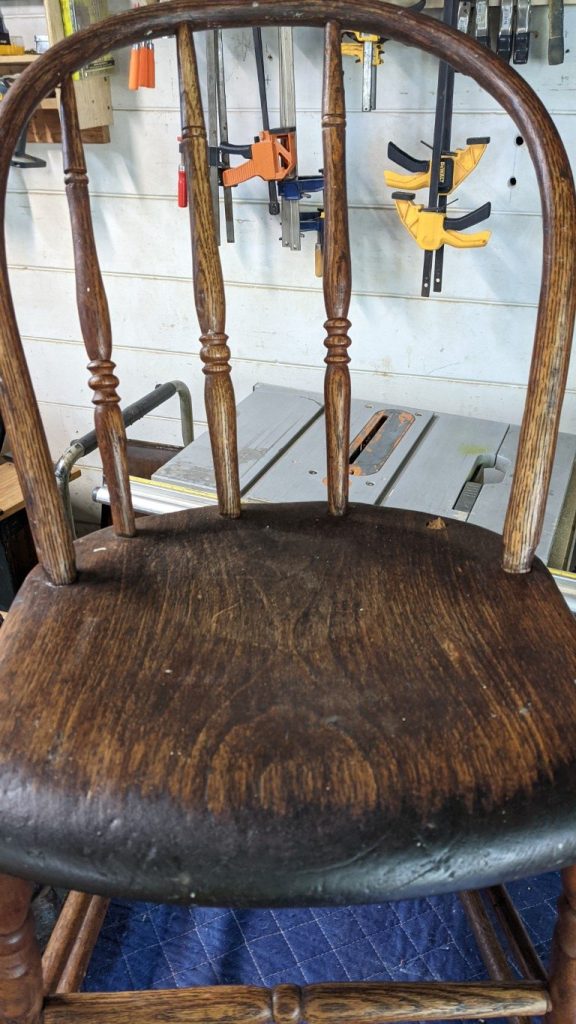 CONDITION-WHEN-FOUND-576x1024 ANTIQUE CHAIR Repair