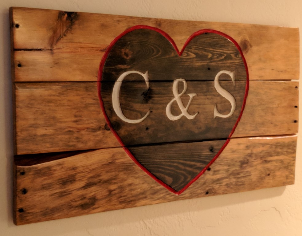 finished-wall-art Handmade WEDDING GIFT