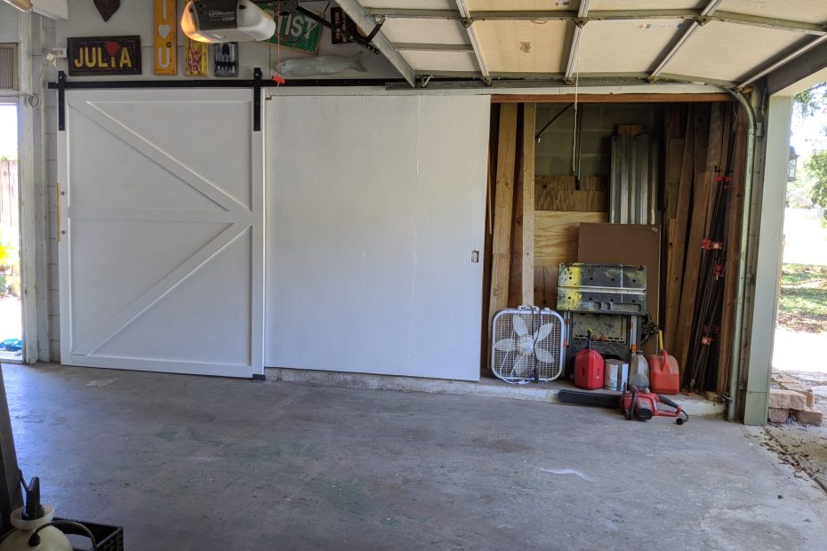 wide angle with door closed