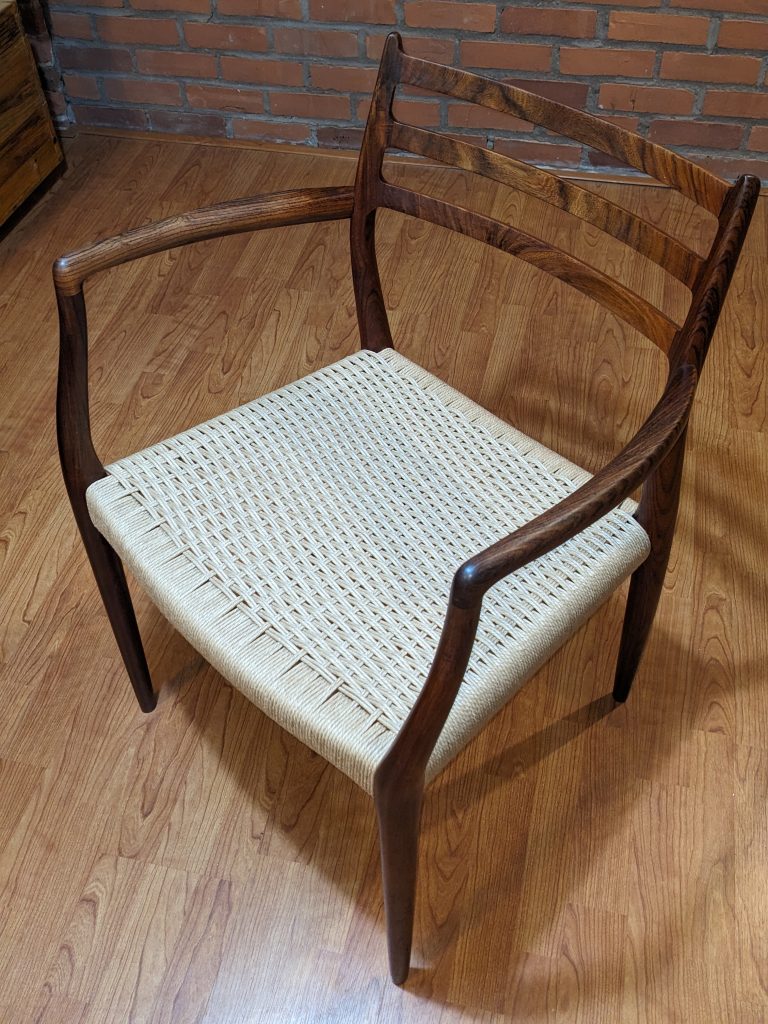 PXL_20230728_011749399-768x1024 REWEAVING NEILS MOELLER MODEL 62 ARMCHAIRS