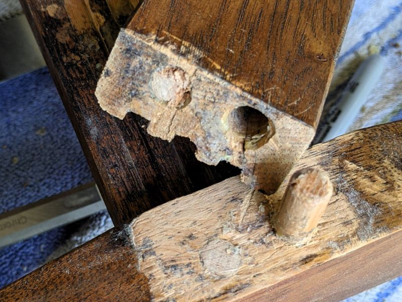 Set of Four Chairs Repaired and Recovered